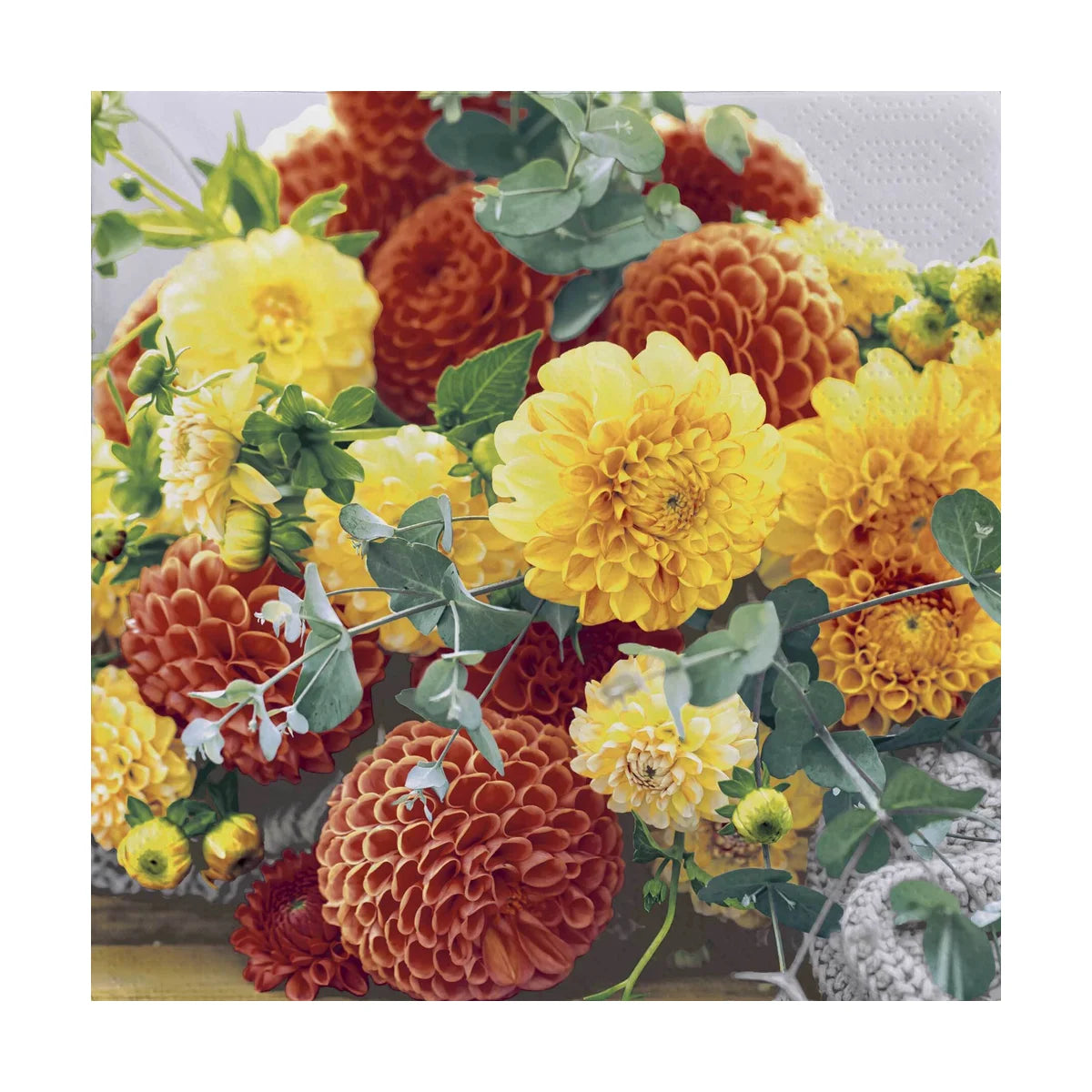 Dahlia Fusion Luncheon Napkin