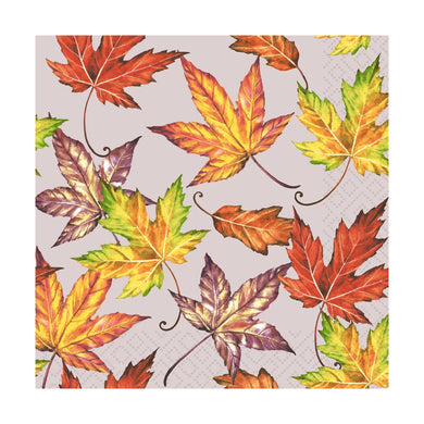 Paper+Design Fall Leaves Cocktail Napkin