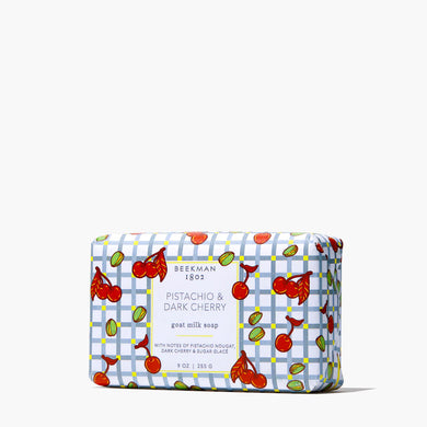 Beekman 1802 Pistachio & Dark Cherry Goat Milk Bar Soap