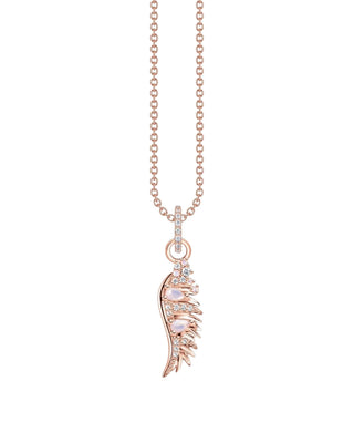 Thomas Sabo Phoenix Wing with Pink Stones - Rose Gold