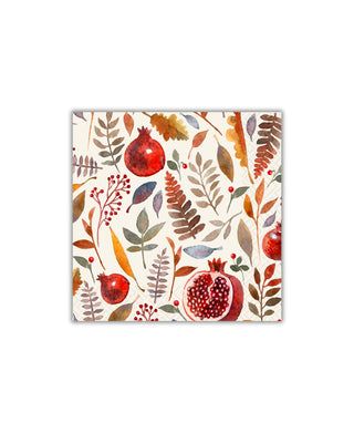 Old Country Design Pomegranate Cocktail Napkin