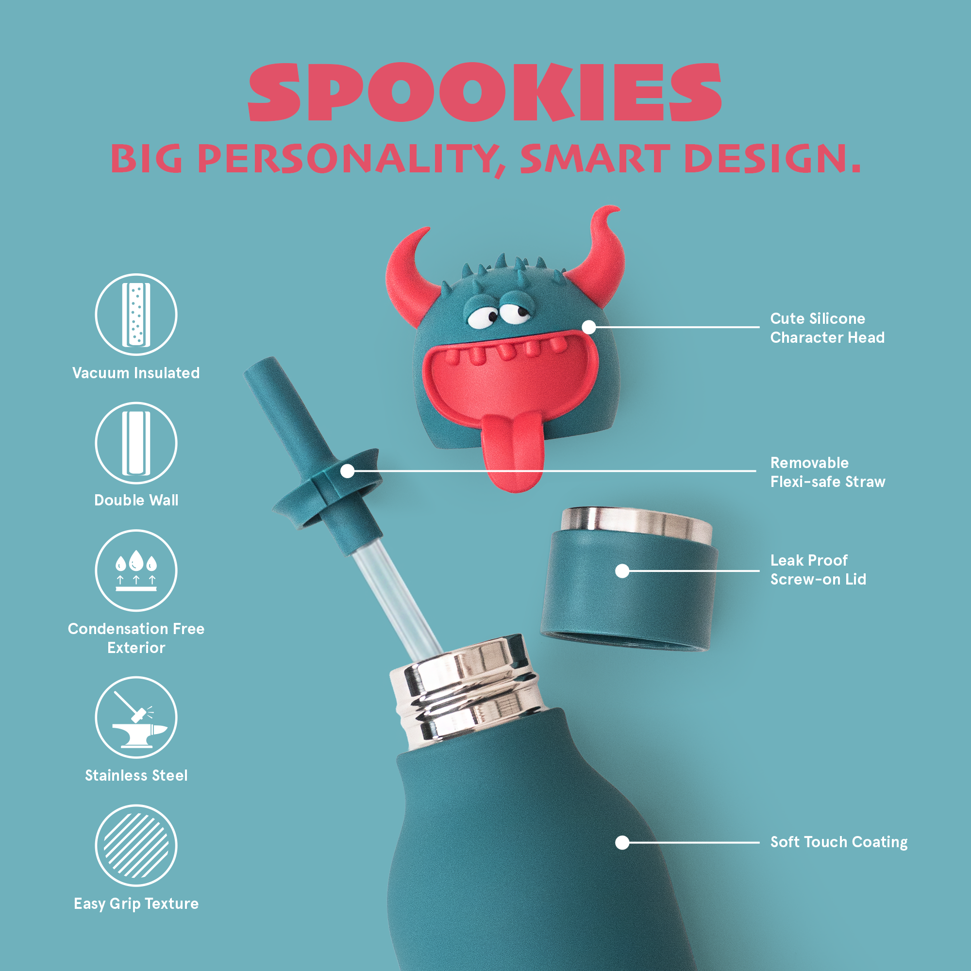 Asobu Spookies Bestie Beast Water Bottle