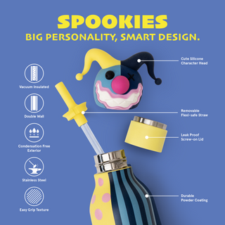 Asobu Spookies Bestie Clown Water Bottle