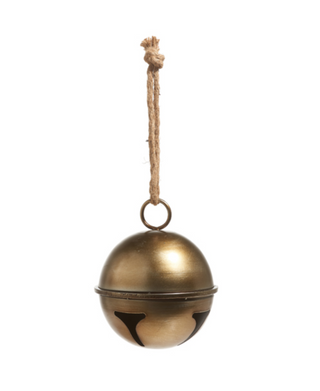 Antique Gold Jingle Bell Ornaments