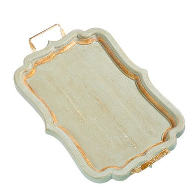 Blue Distressed Tray