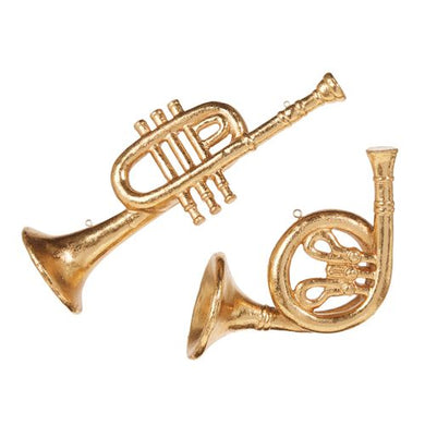 Trumpet and French Horn Ornaments