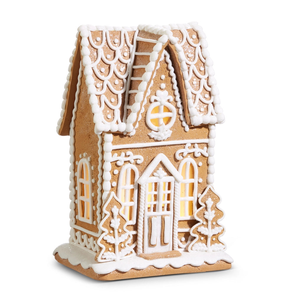 Lighted Gingerbread House 10.5