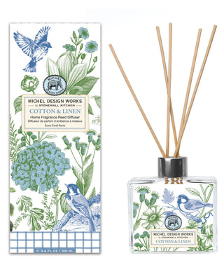 Michel Design Works Cotton & Linen Home Fragrance Reed Diffuser