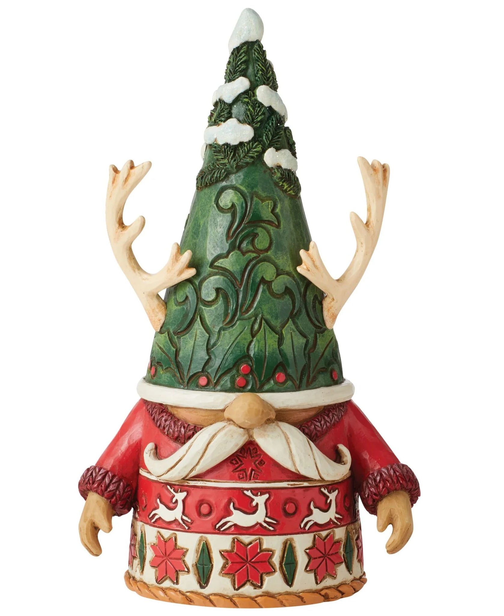 Jim Shore Gnomes: Reindeer Crossing Gnome Figure