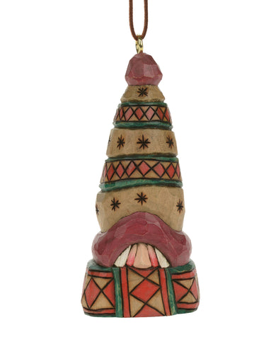 Cottage Carvings Below Zero Tall Hat Santa Ornament