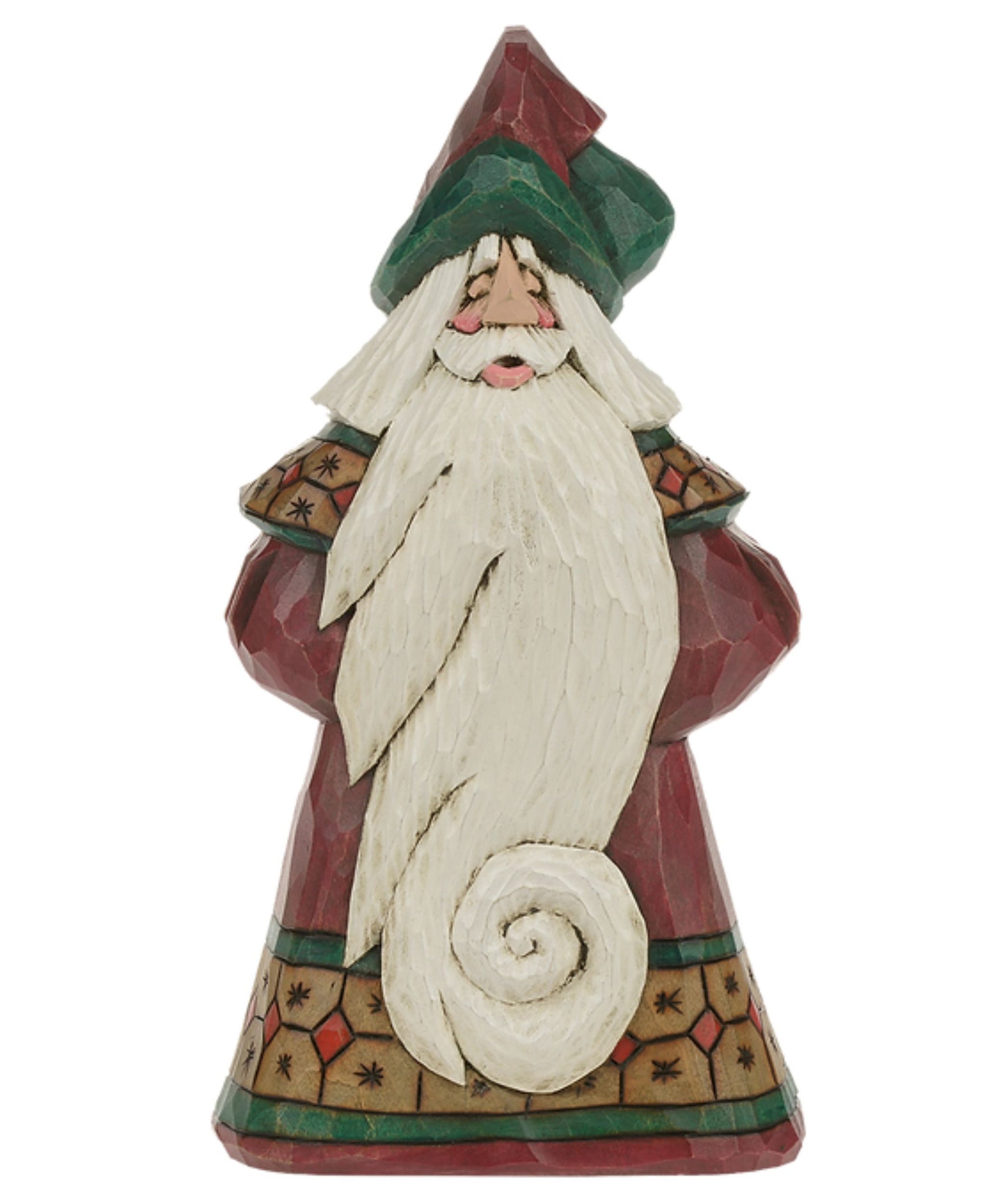 Cottage Carvings Curly Cue Santa