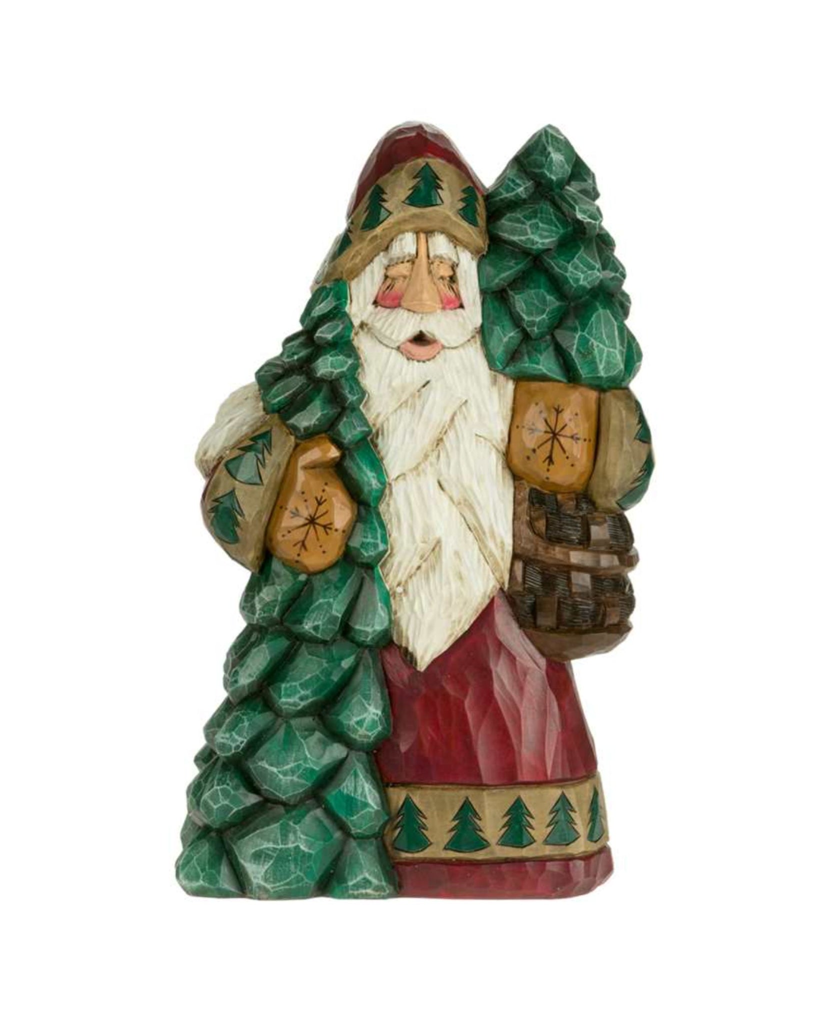 Cottage Carvings Evergreen Father Christmas