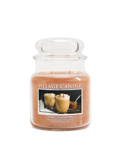 Village Candle Salted Caramel Latte 14 oz Candle