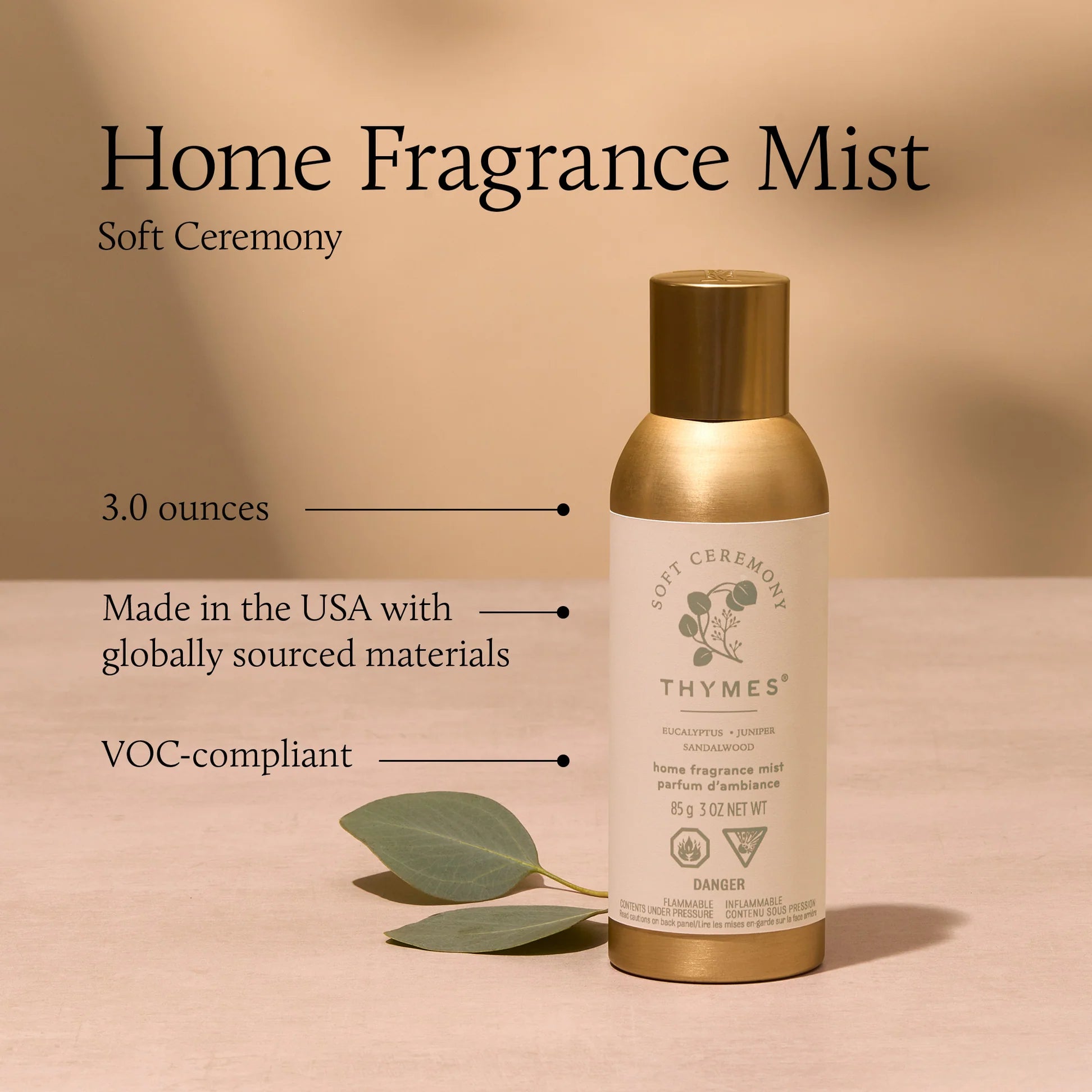 Thymes Soft Ceremony Home Fragrance Mist