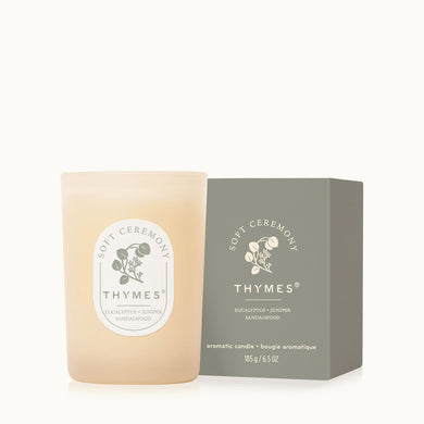 Thymes Soft Ceremony Poured Candle 6.5 oz