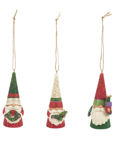 Jim Shore Gnomes: Set Of 3 Mini Christmas Gnomes