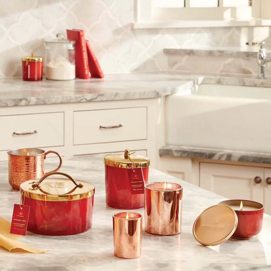 Thymes Simmered Cider Tin Candle