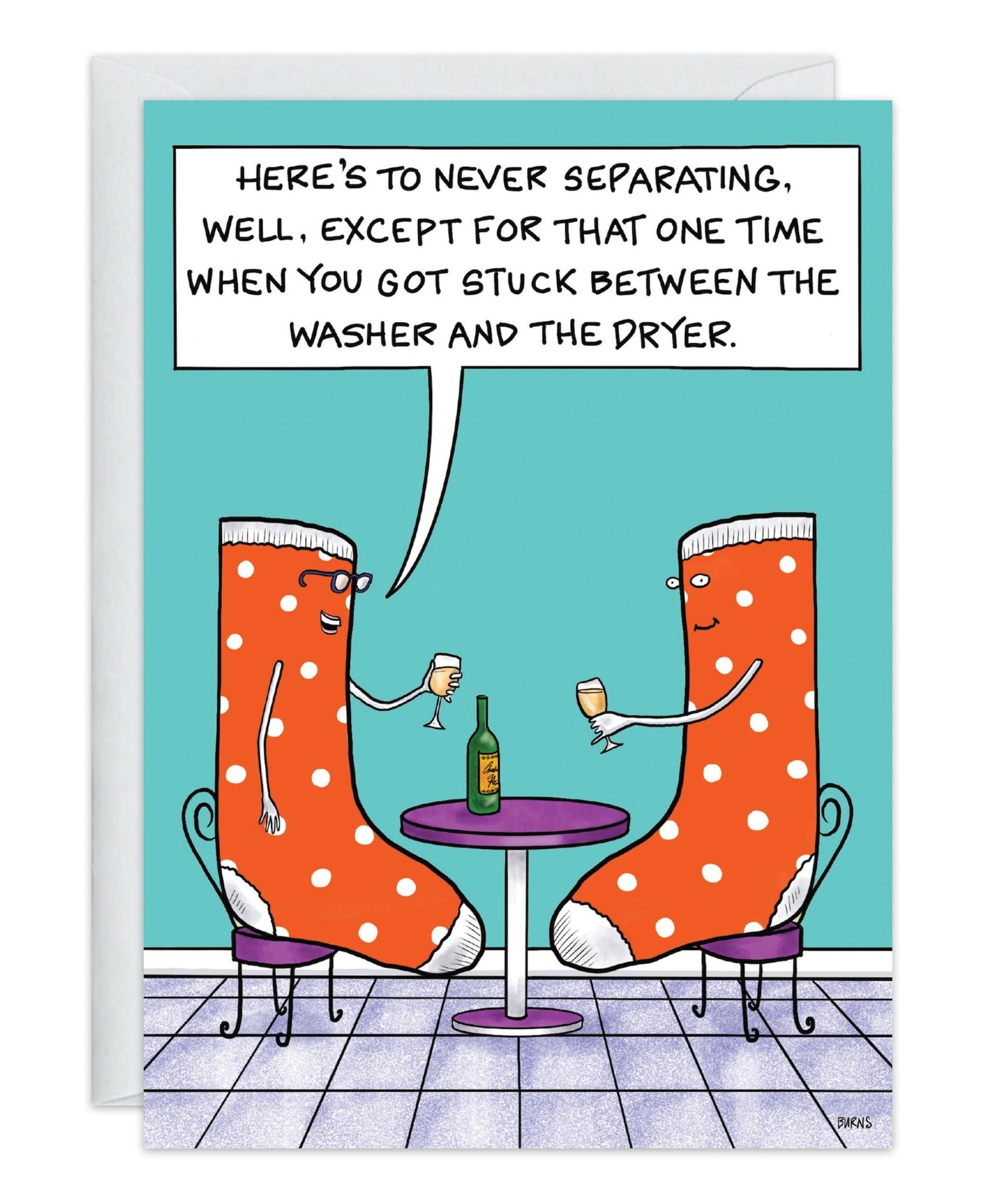 Oatmeal Studios Socks Sole Mates Anniversary Card