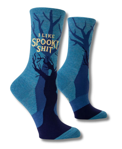 Blue Q I Like Spooky Shit Men's Crew Socks