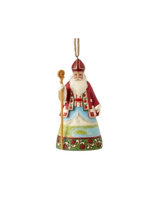 Jim Shore Santas Around The World: Swiss Santa Ornament