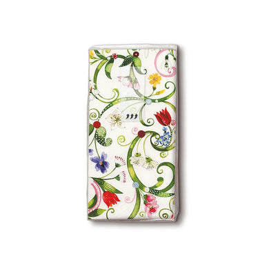 Designer Hankies Floral Pattern Pocket Tissues
