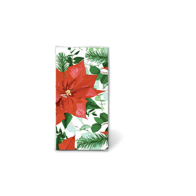 Floral Christmas Pocket Tissue