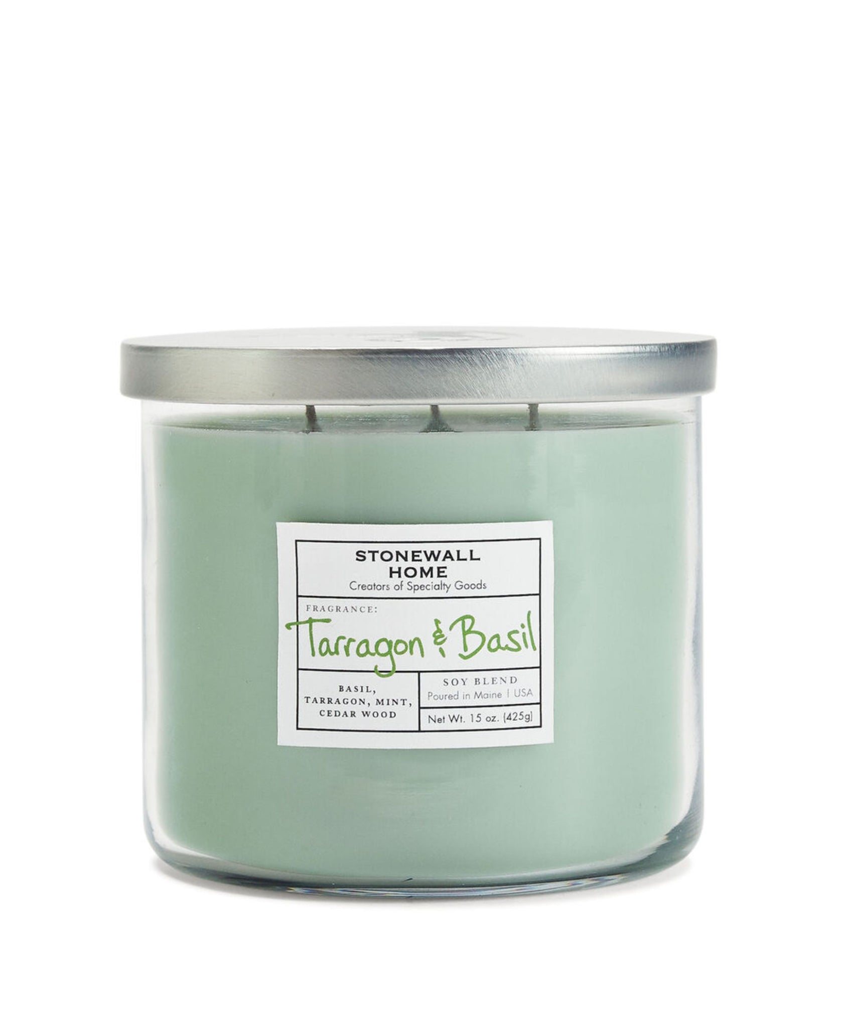 Stonewall Home Tarragon and Basil Candle