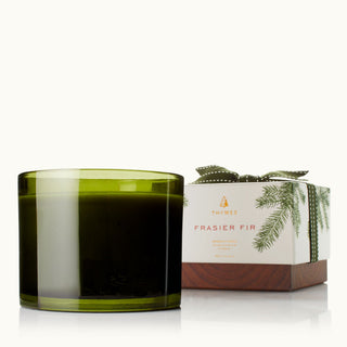 Thymes Frasier Fir Green 3-Wick Candle