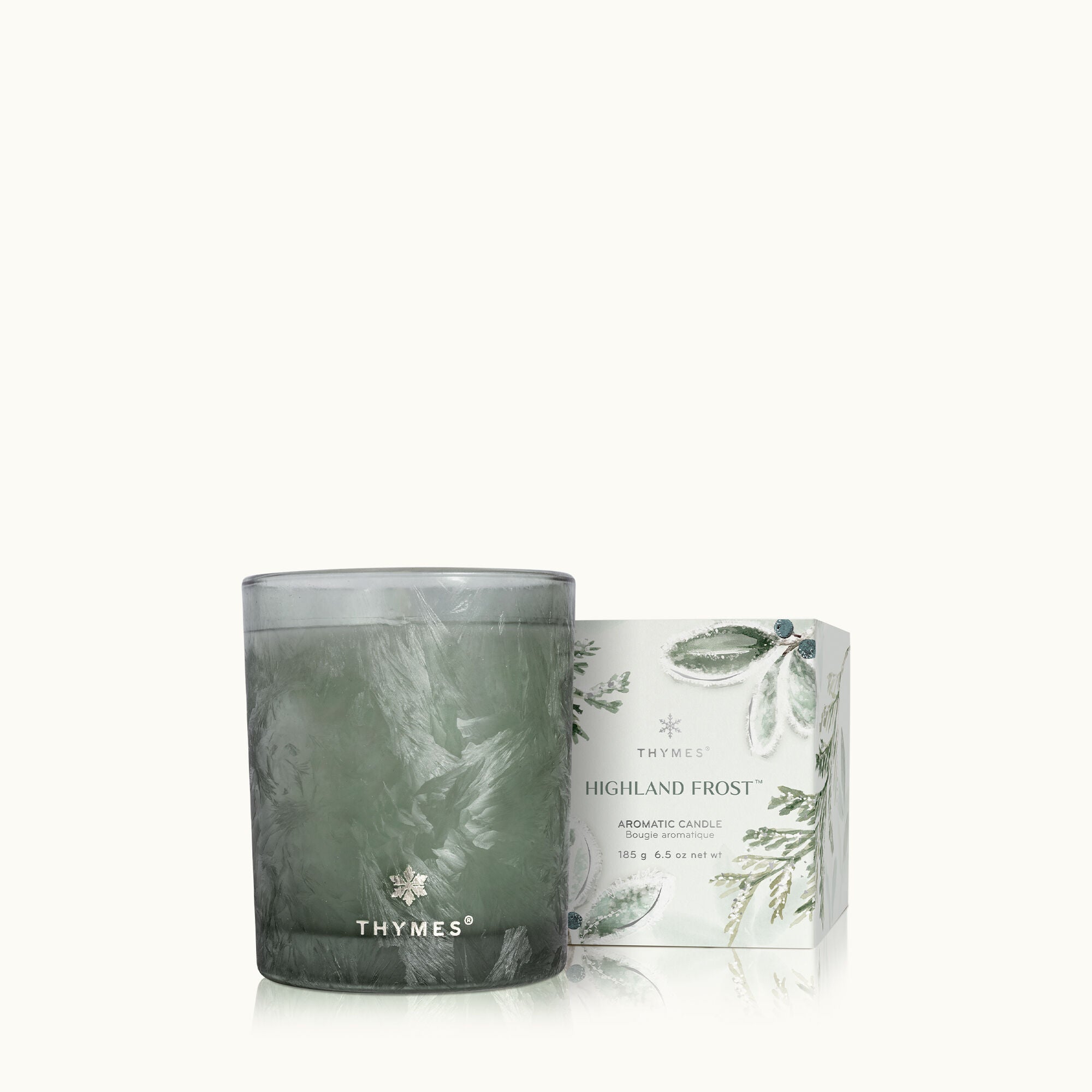 Thymes Highland Frost Boxed Candle 6.5oz