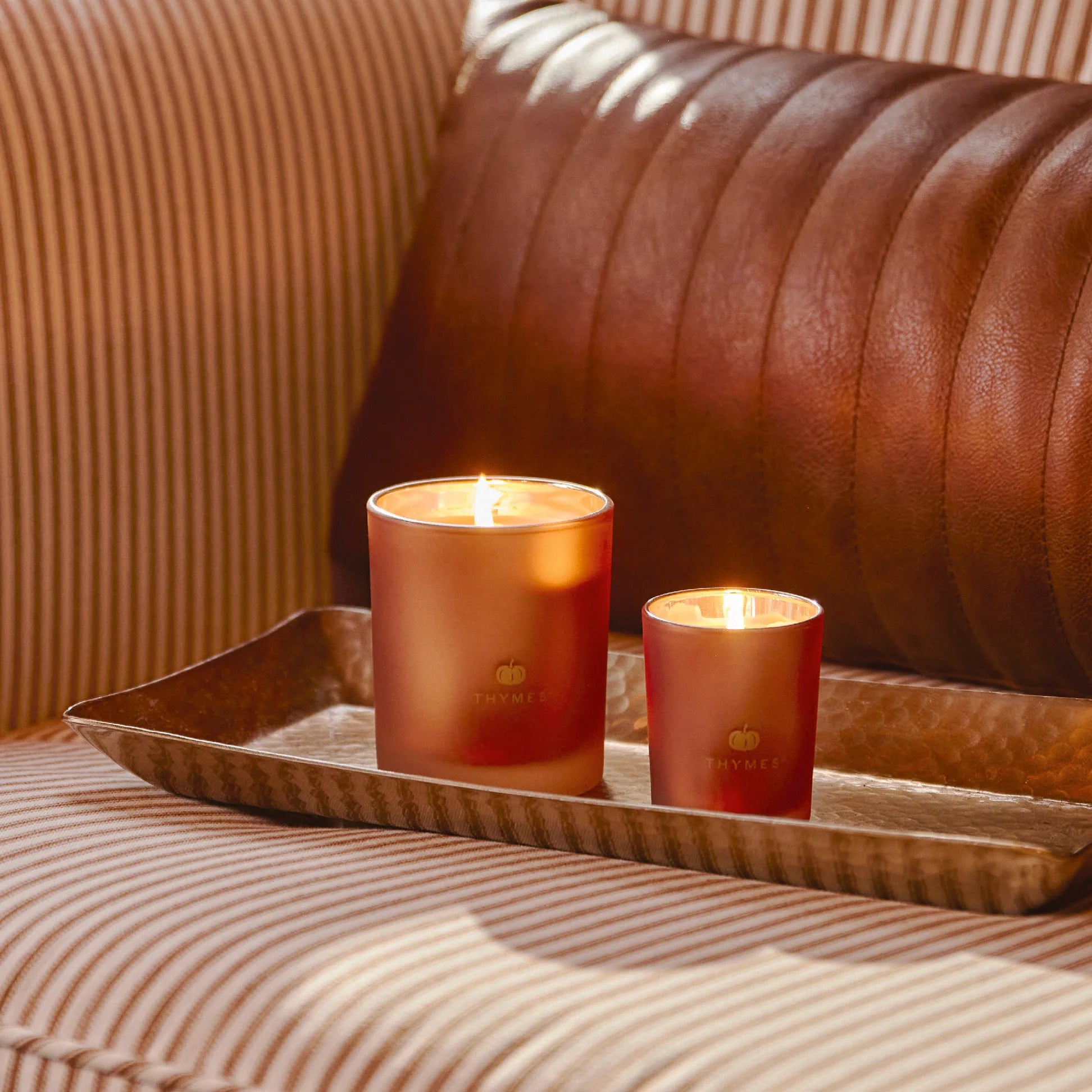 Thymes Pumpkin Laurel Votive Candle