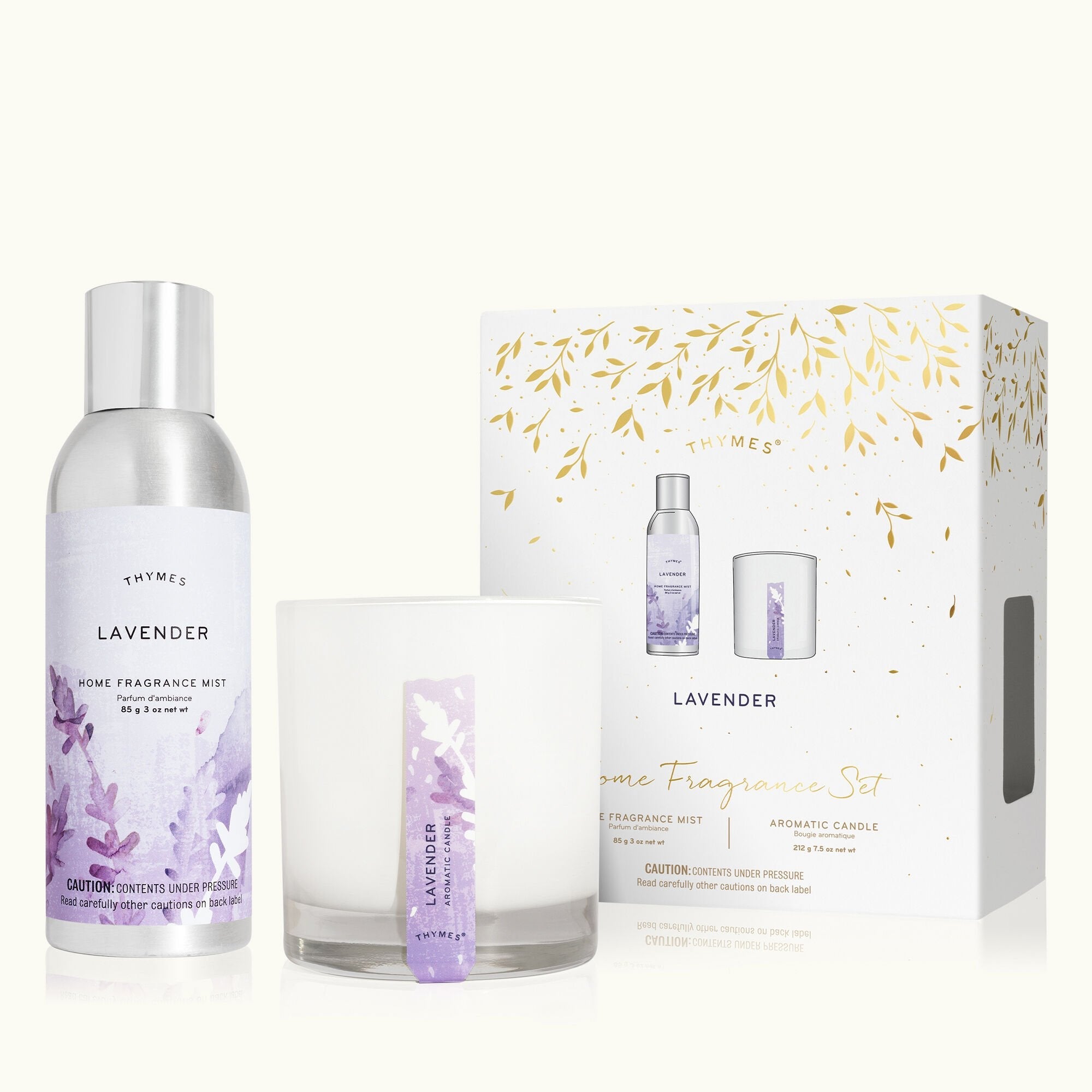 Thymes Lavender Home Fragrance Gift Set
