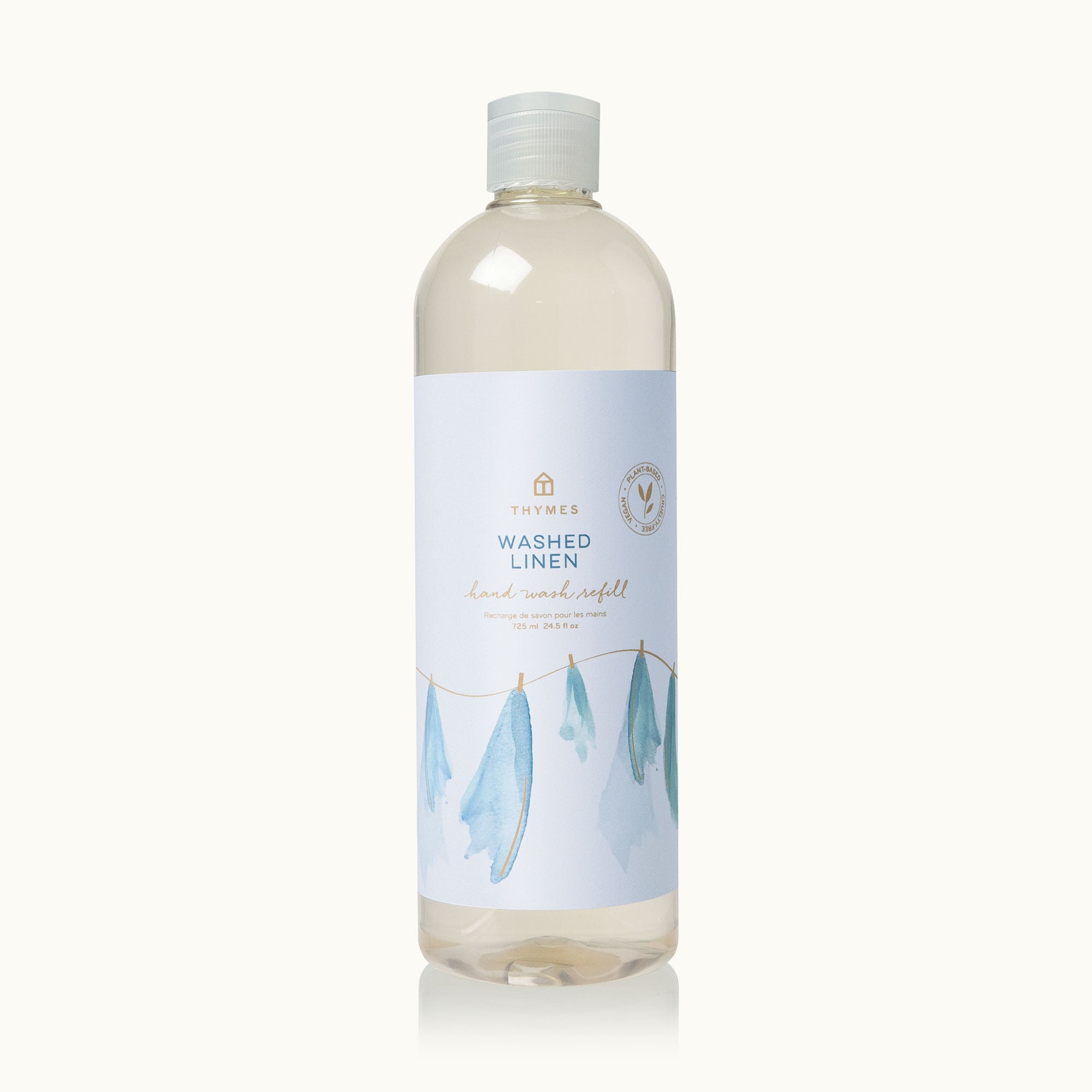 Thymes Washed Linen Hand Wash Refill 24.5oz