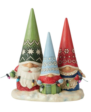 Jim Shore Gnomes: Gnome Family Together For Christmas