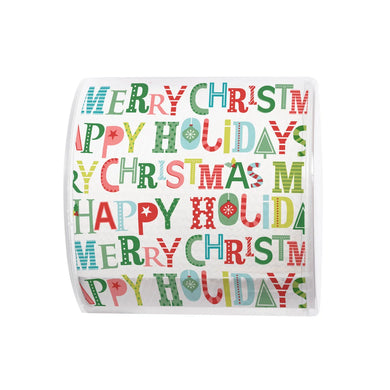 Topi Merry Christmas Colourful Designer Toilet Paper
