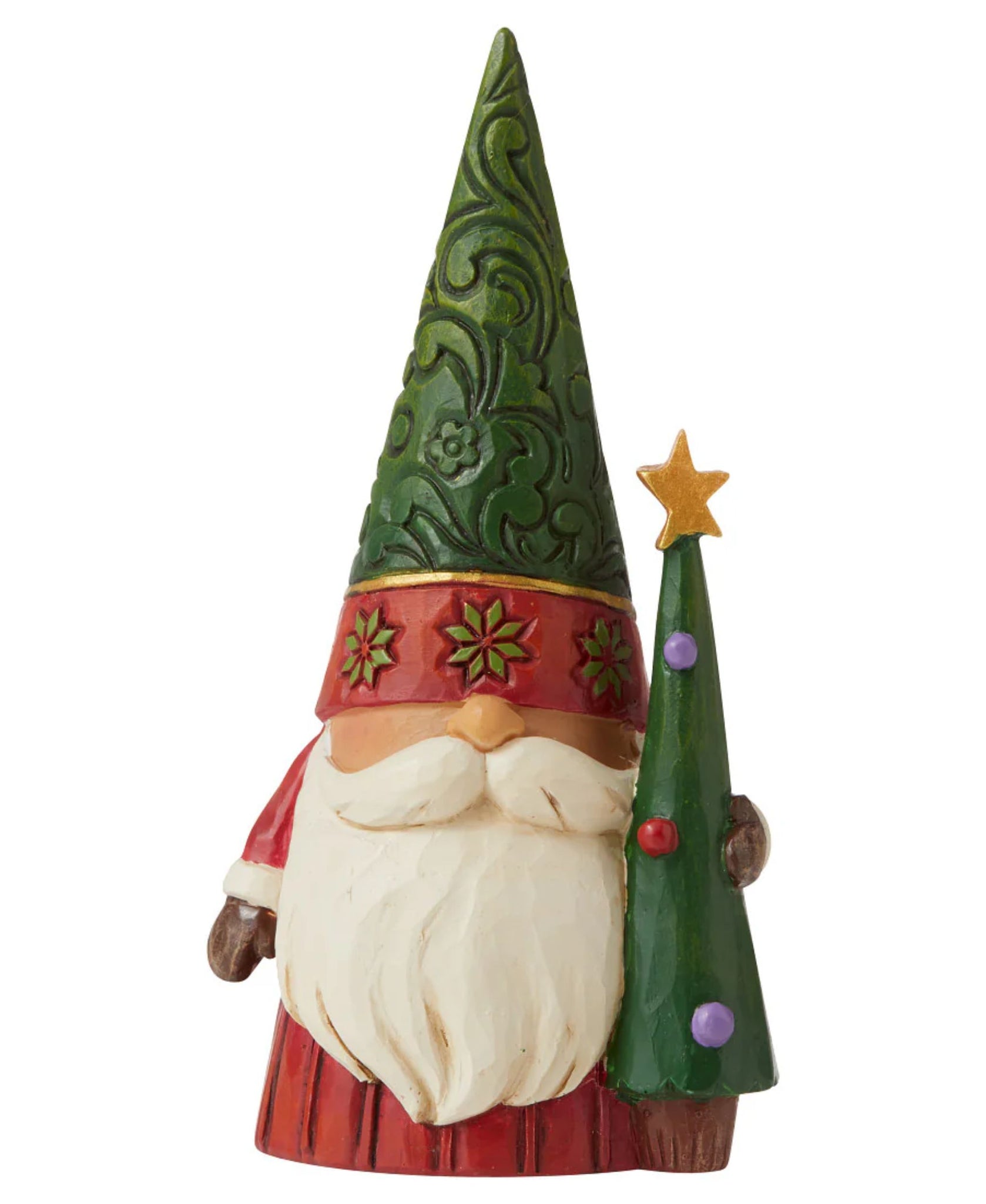 Jim Shore Gnomes: Tree-Mendous Tidings Gnome With Tree