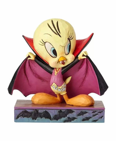 Jim Shore Looney Tunes: Tweety Bird Dressed As Dracula Figurine