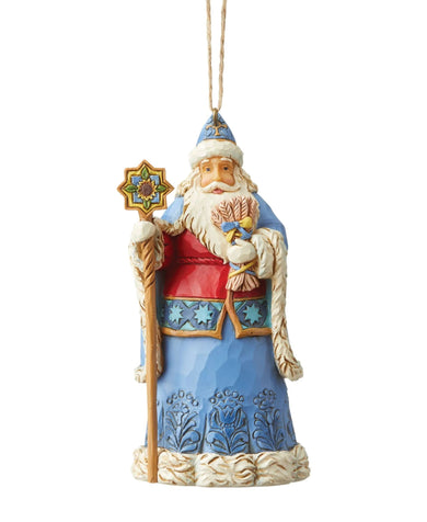 Jim Shore Santas Around The World: Ukrainian Santa Ornament