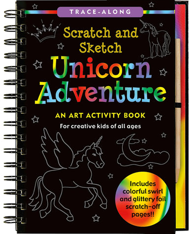 Peter Pauper Press Unicorn Adventure Scratch Art