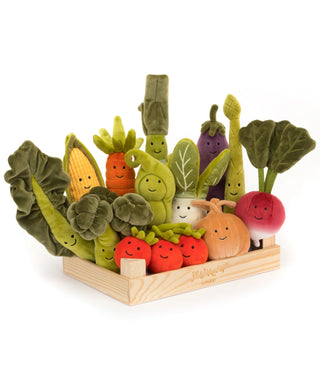 JellyCat Vivacious Vegetable Eggplant (Small)