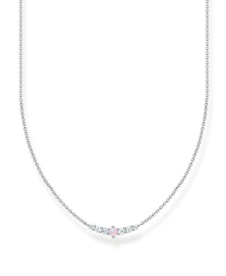Thomas Sabo Silver Vintage Rose Opal Necklace