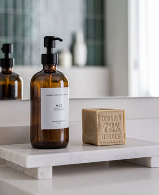 Luxe B Co. White Marble Trivet Riser