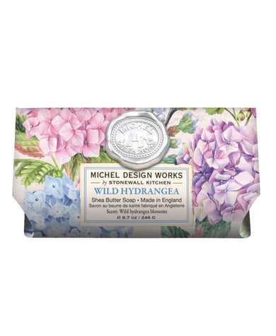 Michel Design Works Wild Hydrangea Large Bath Bar Soap