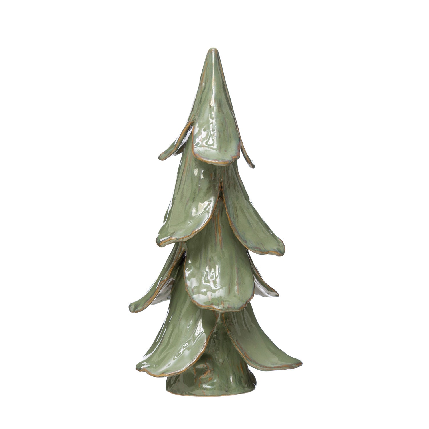 Handmade Stoneware Glaze Large Tree - Mint