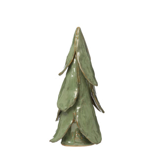 Handmade Stoneware Glaze Small Tree - Mint