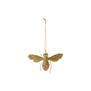 Resin Gold Bee Ornament