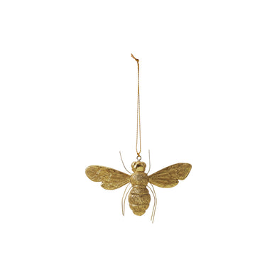 Resin Gold Bee Ornament
