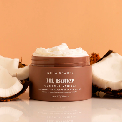 Hi, Butter Coconut Vanilla Body Butter by NCLA Beauty (All Natural)