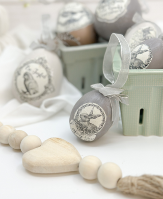 Rustic Easter Egg Ornaments