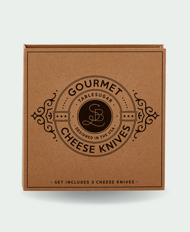 Gourmet Cheese Knives Book Box
