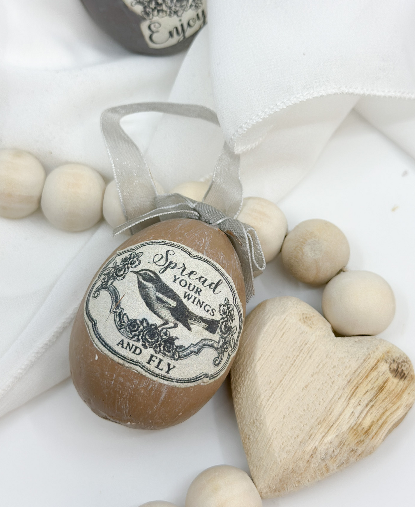 Rustic Easter Egg Ornaments